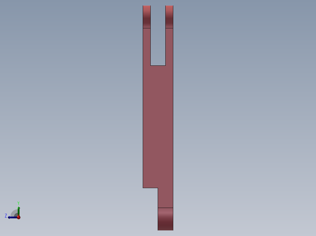 S26 联动杆右视图