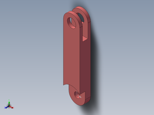 S26 联动杆正等轴测缩略图