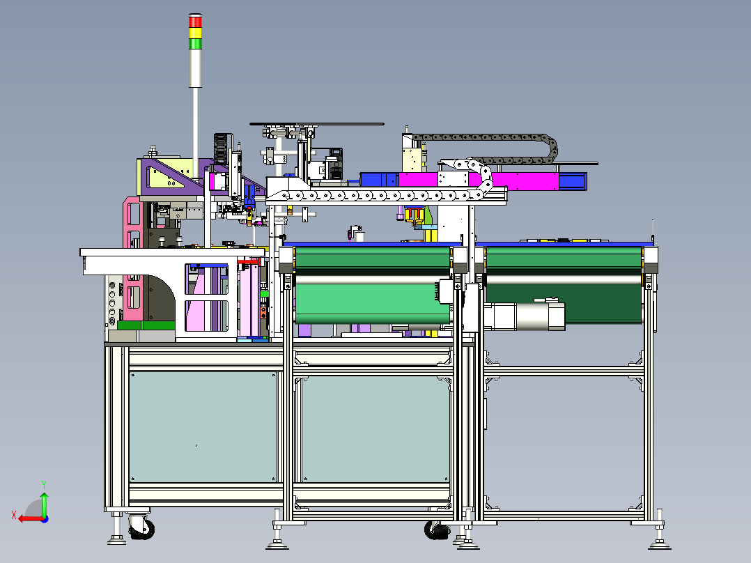 球笼多尺寸检测设备后视图