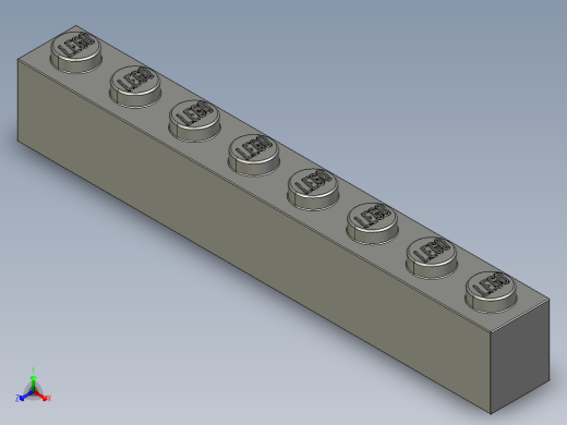 乐高套装 4421基本积木-300801 White Brick 1 x 8.STEP