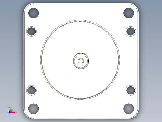 Nema 23 步进电机前视缩略图