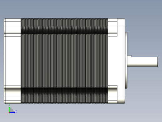 Nema 23 步进电机左视缩略图