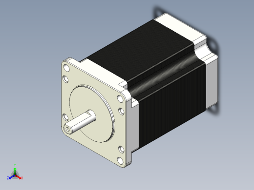 Nema 23 步进电机正等轴测缩略图