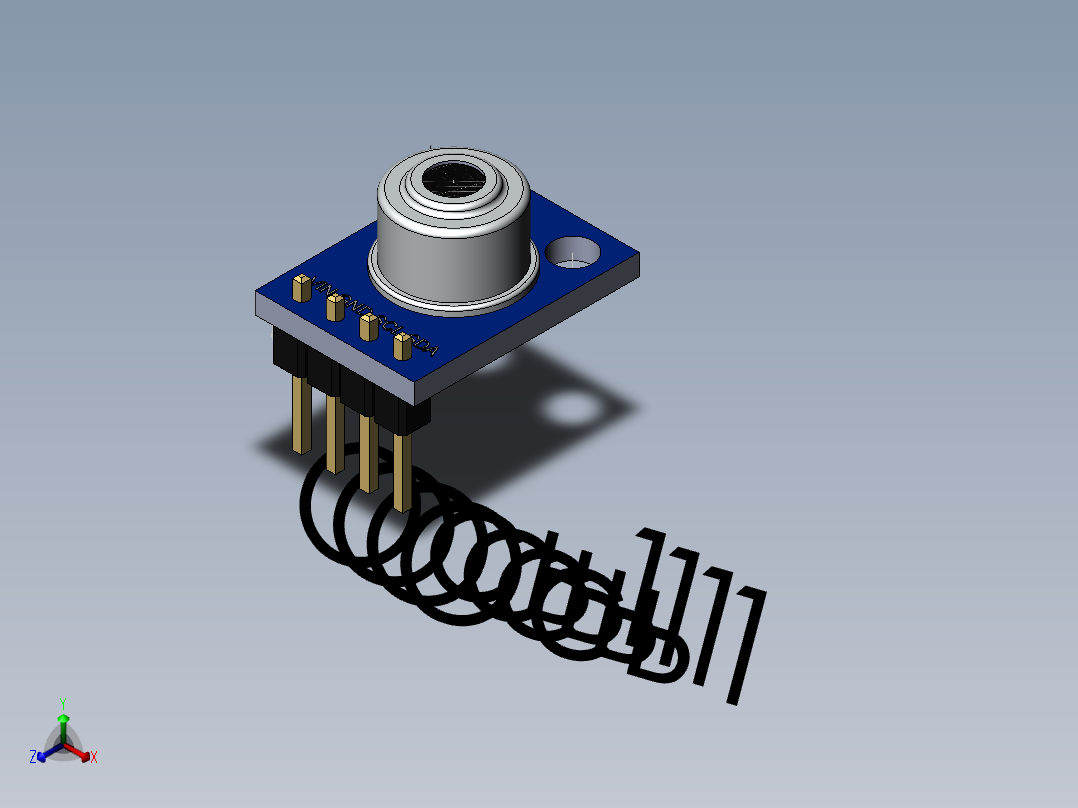 传感器 (67)正等轴测图