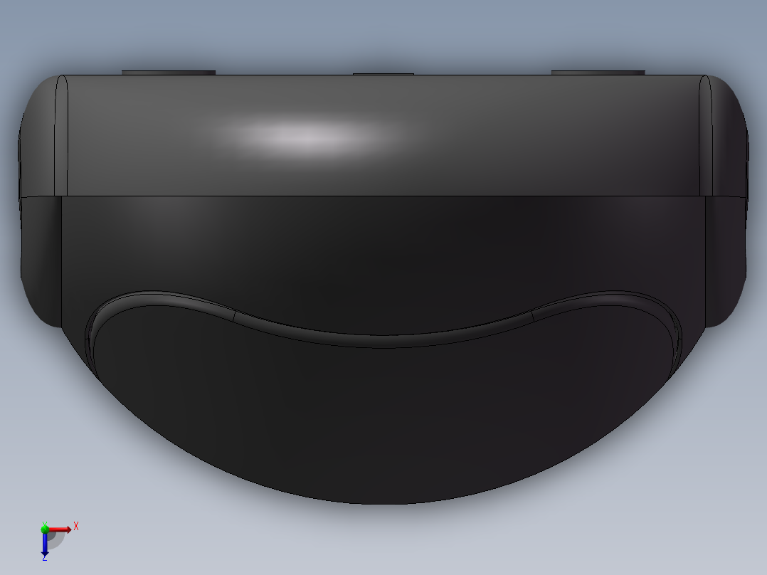 光电鼠标模型设计俯视图