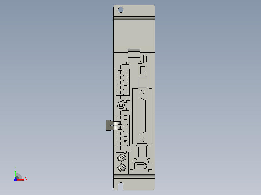 MADKT1507E伺服控制器前视图
