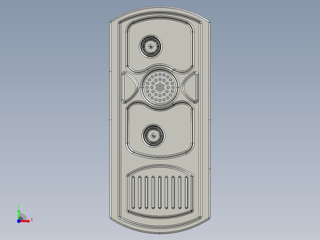 水槽、不锈钢水槽(2)前视图