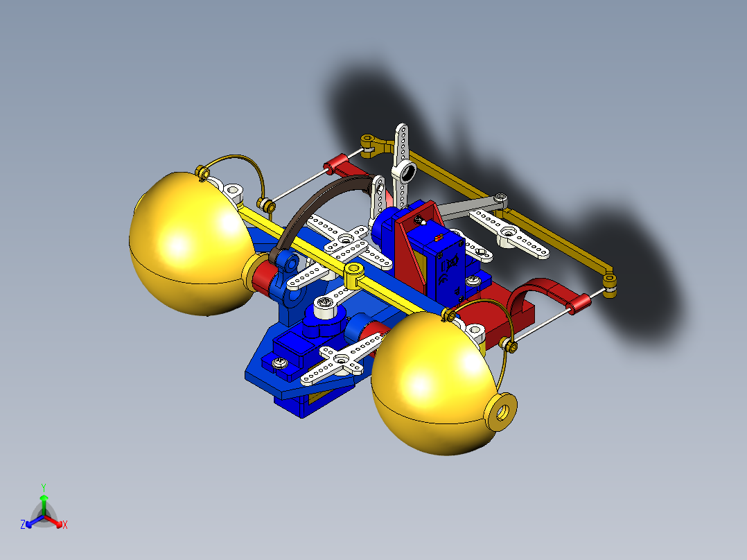eye-mechanism人眼睛仿生机构3D图纸 STEP格式主视图