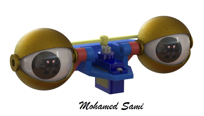 eye-mechanism人眼睛仿生机构3D图纸 STEP格式