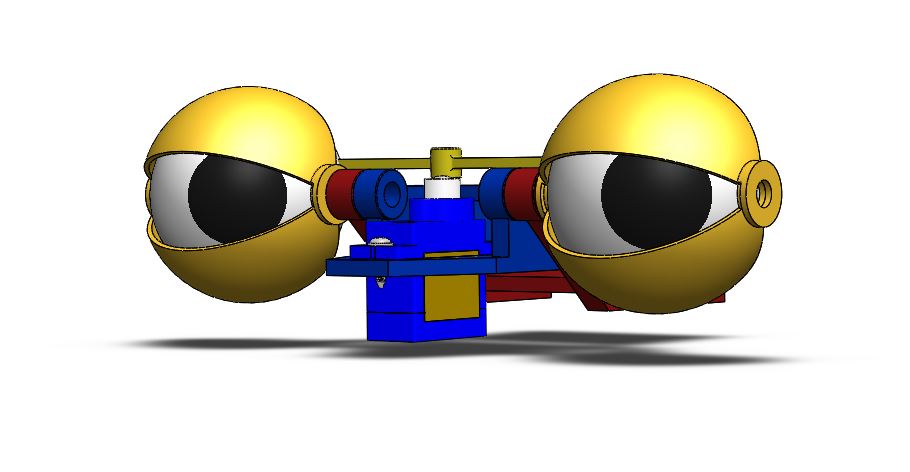 eye-mechanism人眼睛仿生机构3D图纸 STEP格式