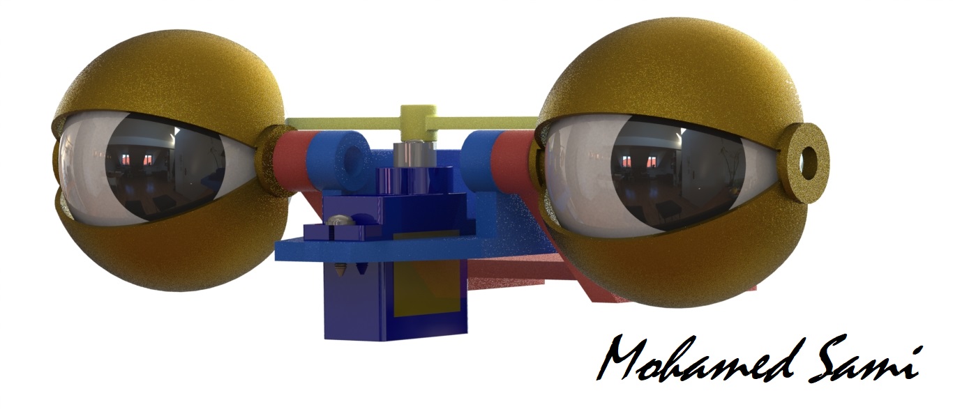 eye-mechanism人眼睛仿生机构3D图纸 STEP格式