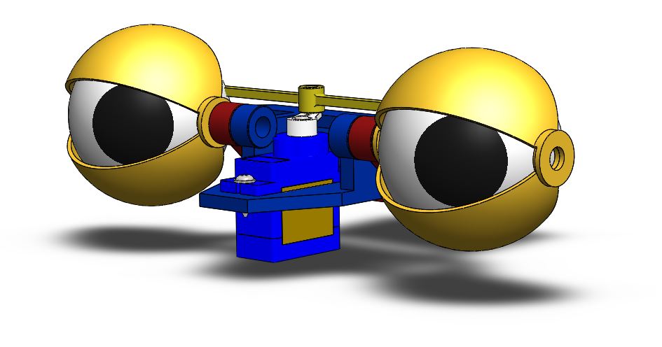 eye-mechanism人眼睛仿生机构3D图纸 STEP格式