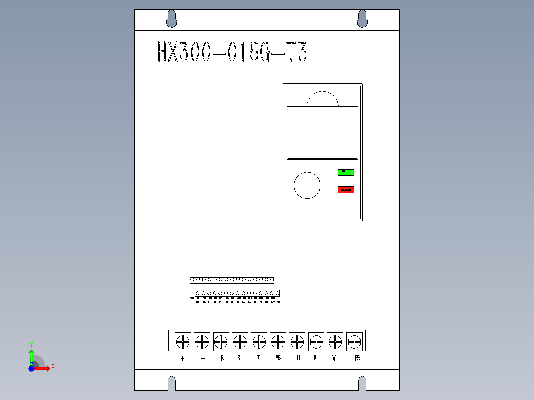 核星 HX300-015G-T3前视图