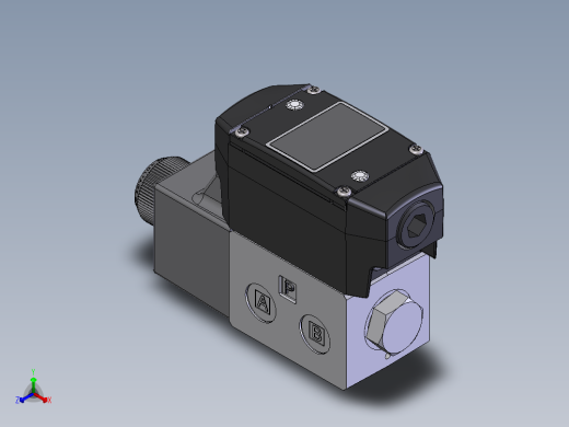 Continental Hydraulics-VSD03M_1_5液压元件正等轴测缩略图