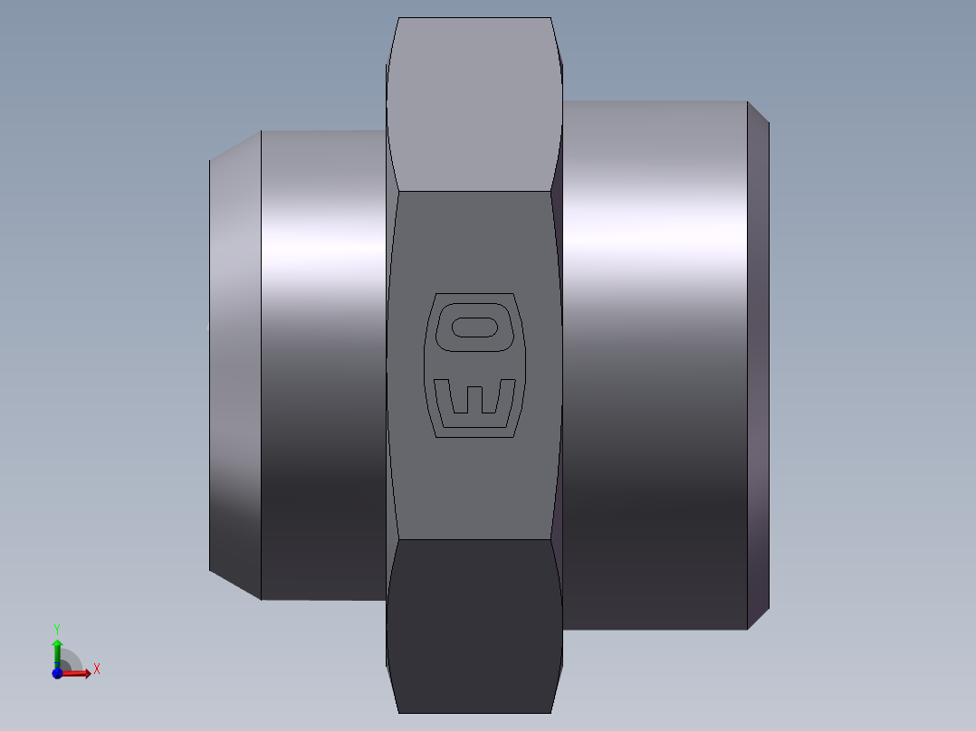 焊接直接头、1CW-36-28前视图