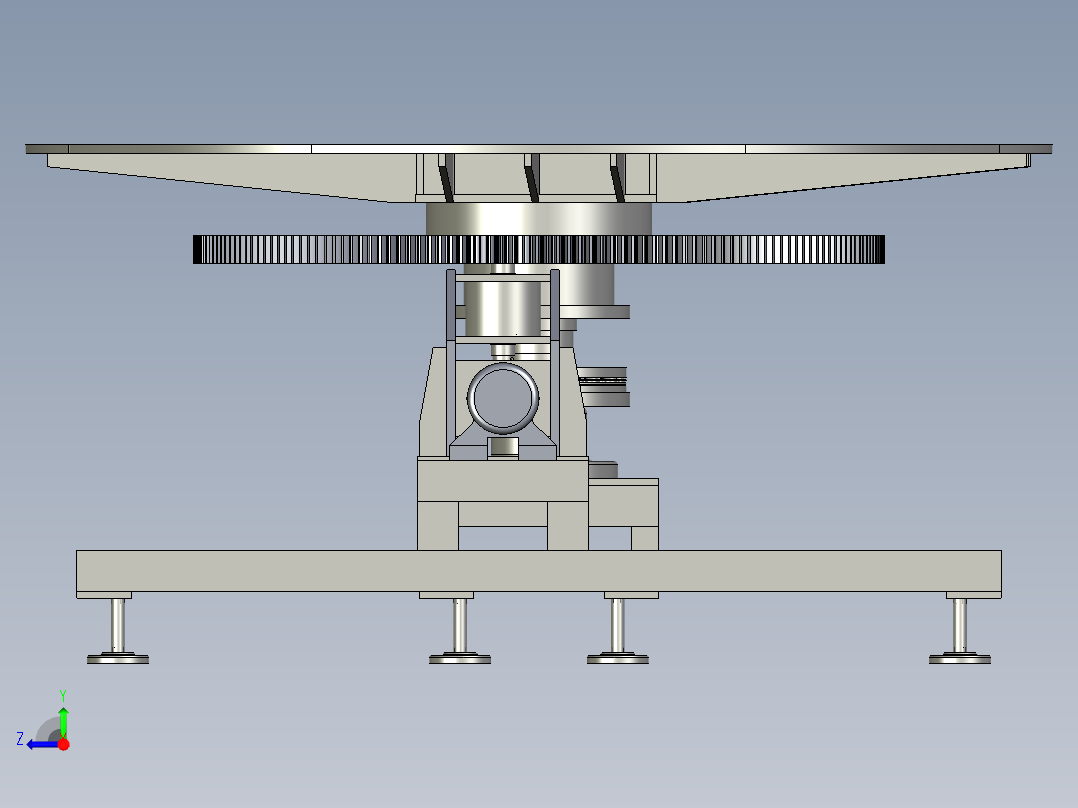 大型转盘右视图