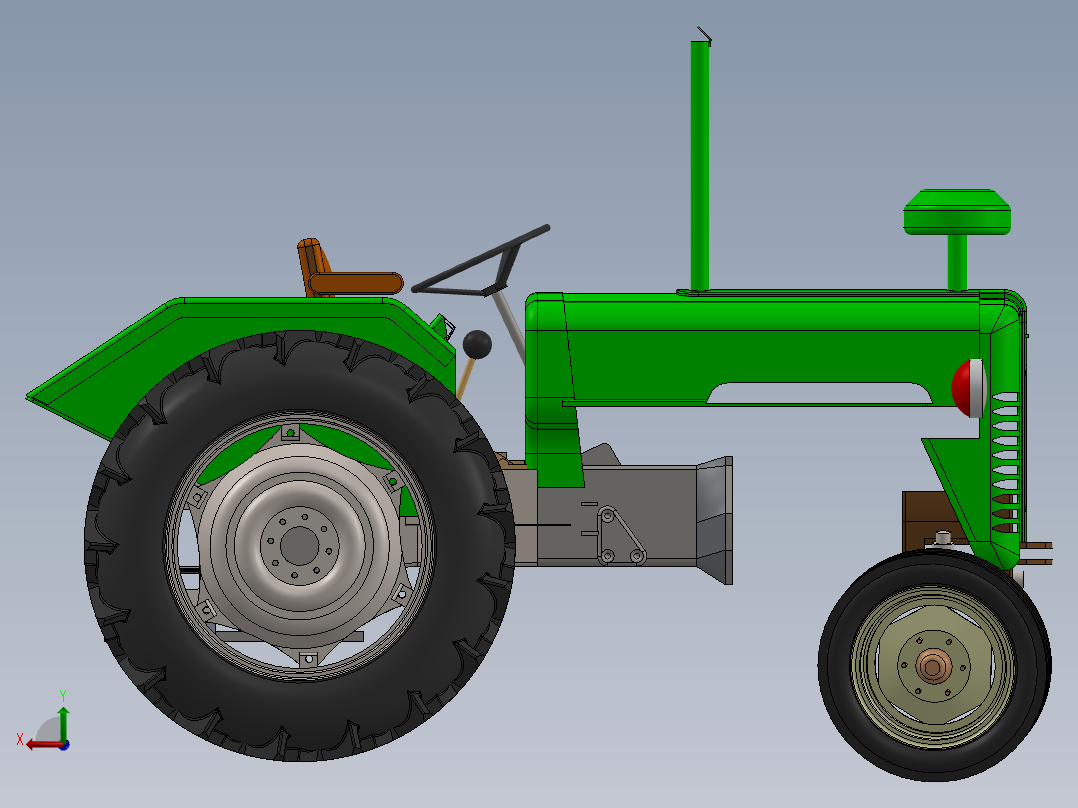 拖拉机、四轮车(18)后视图