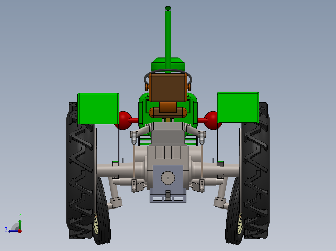 拖拉机、四轮车(18)右视图