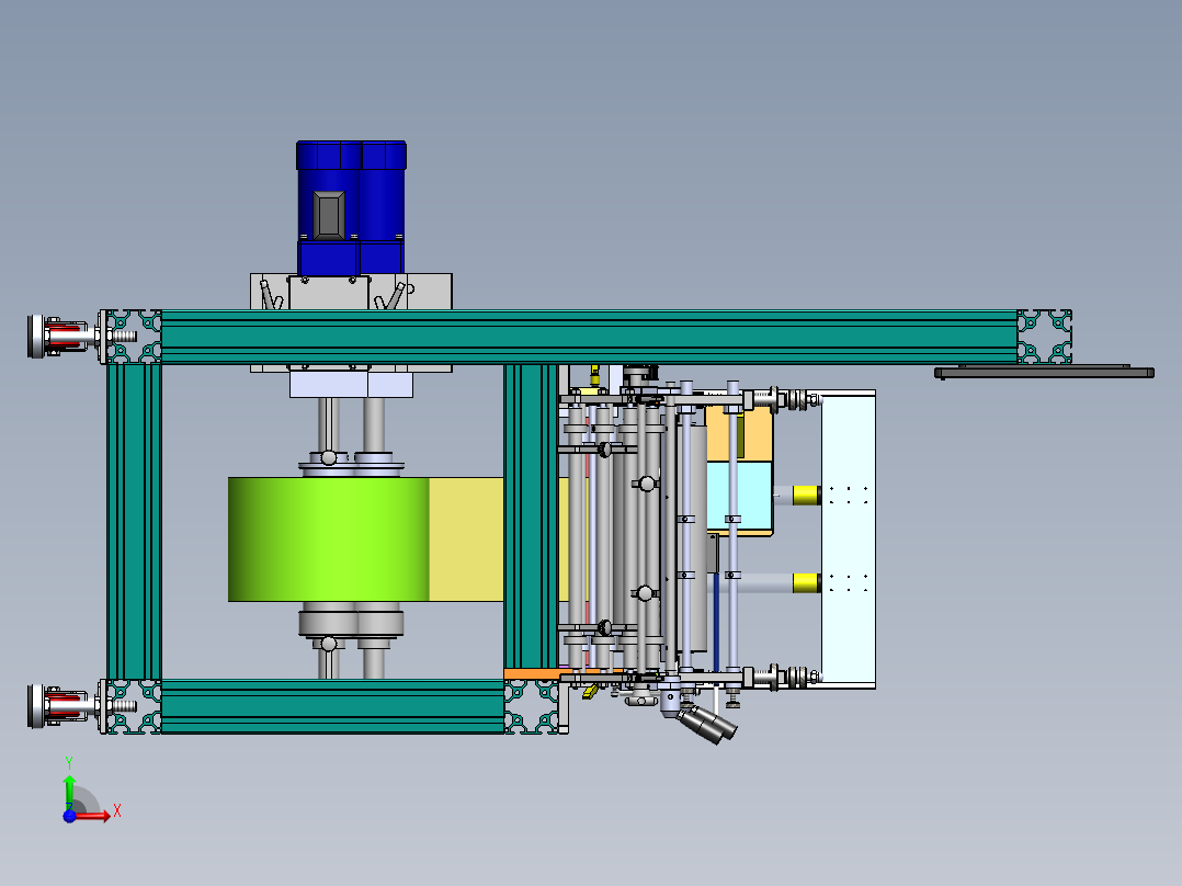 D705口子胶检测机sw16前视图