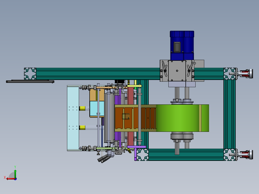 D705口子胶检测机sw16后视图