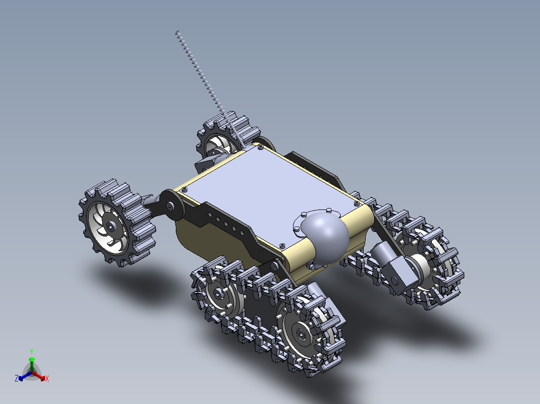 AGV小车、AGV(160)正等轴测图