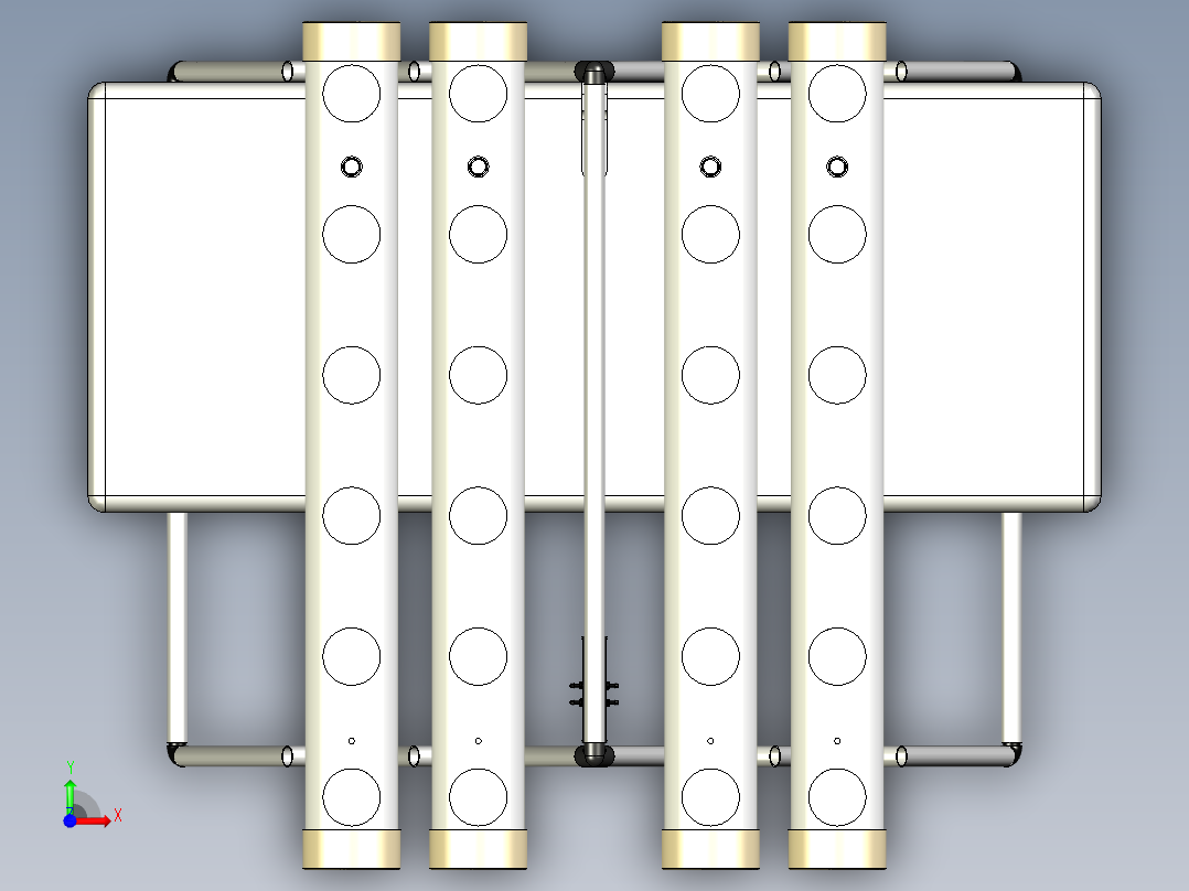 B2004440-便携式水培系统前视图