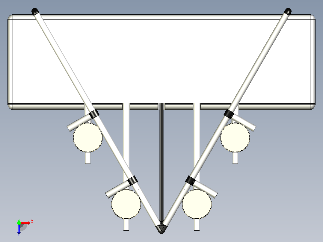 B2004440-便携式水培系统俯视图