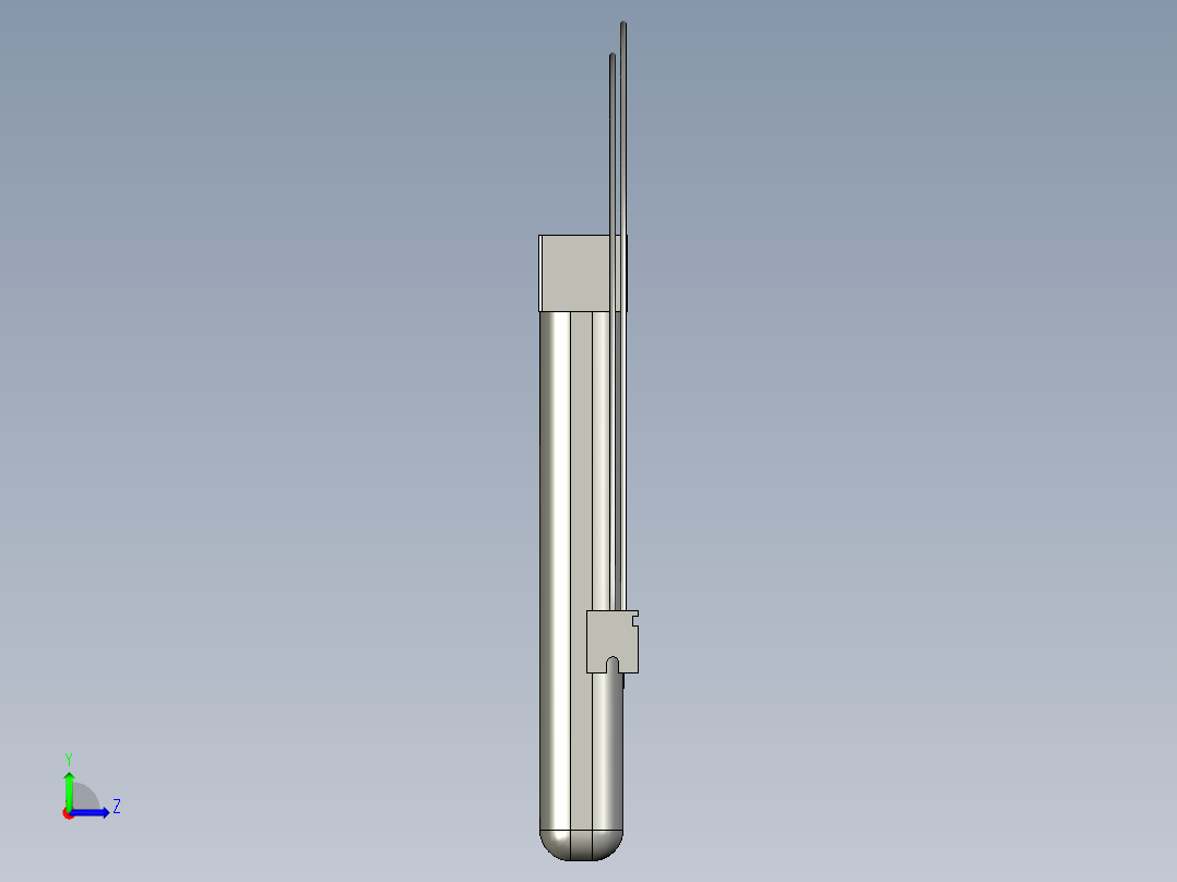 电池仓、电池(35)左视图