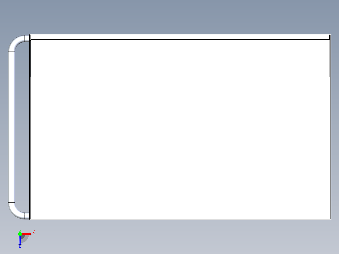 工位推车俯视图