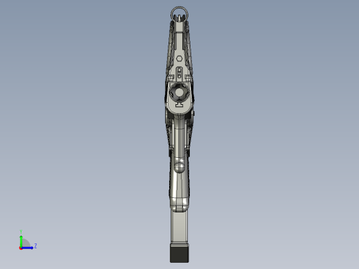 手枪左轮冲锋枪老式狙击步枪设计3D图纸real-sword-rs-type-97-aeg sw stp左视缩略图