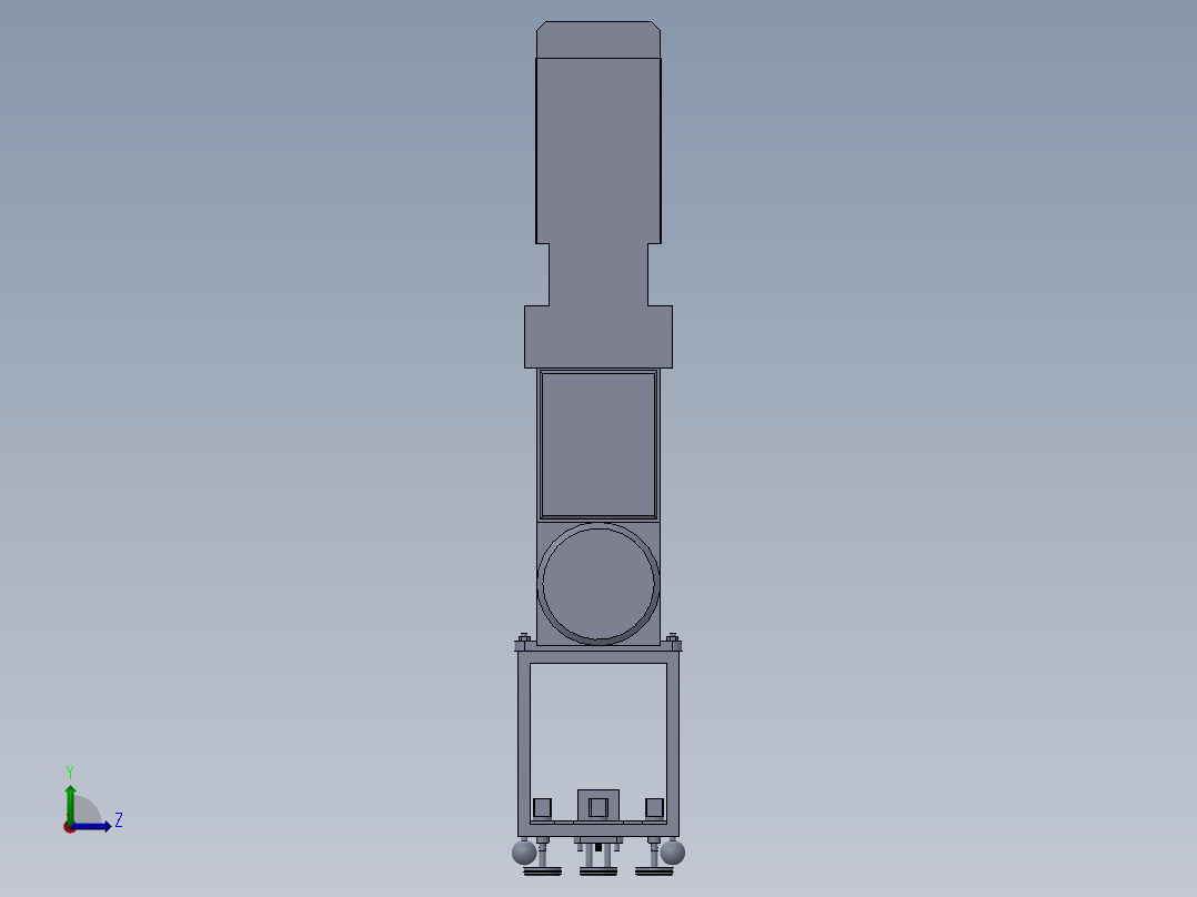 直流牵引断路器左视图