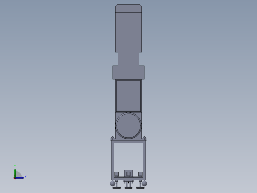 直流牵引断路器左视缩略图