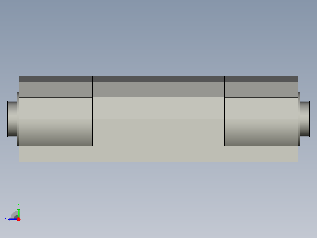 HFK21-60B阻尼合页ZB右视图