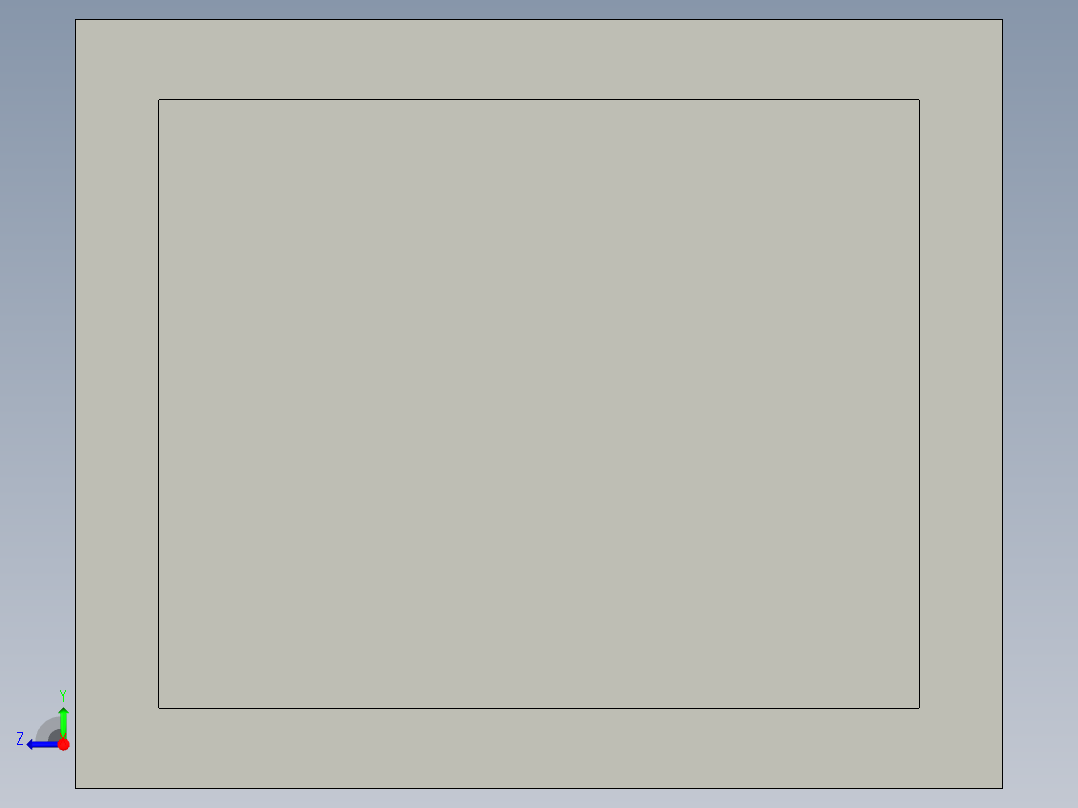 17寸工控触摸屏右视图