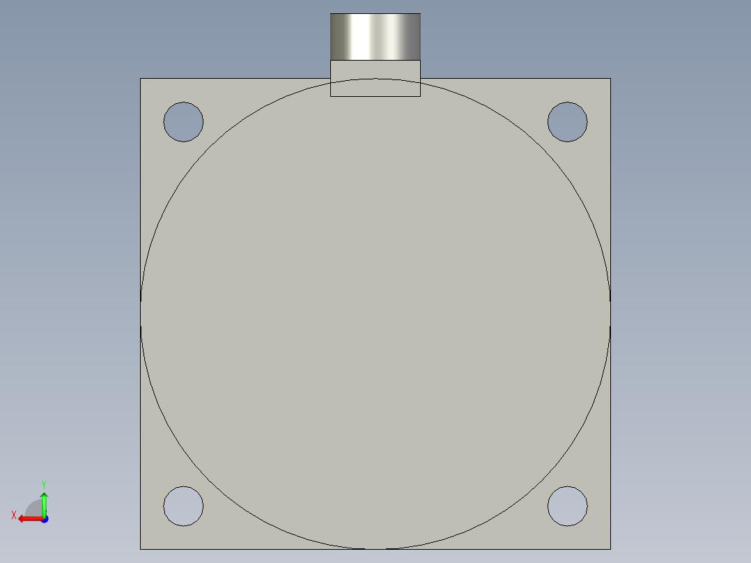 竖直移动装置步进电机带抱闸130FL130BYG310后视图