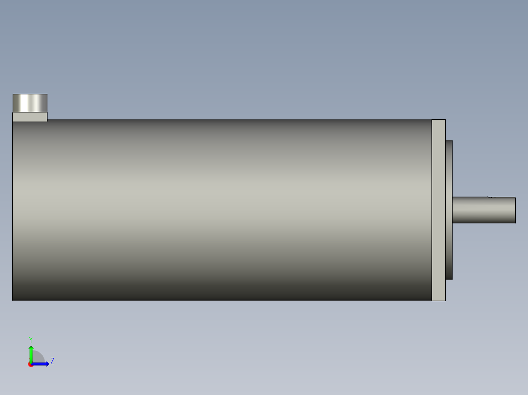 竖直移动装置步进电机带抱闸130FL130BYG310左视图