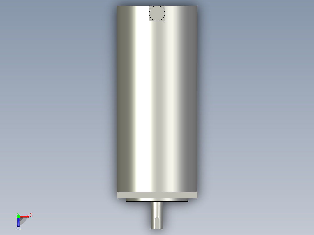 竖直移动装置步进电机带抱闸130FL130BYG310俯视图