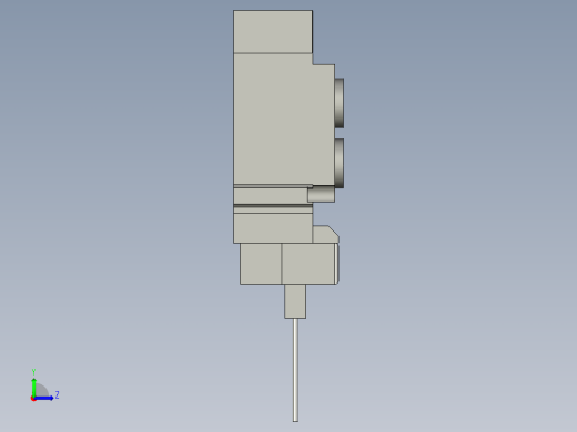电磁阀SY5120-5LDZ-01左视缩略图