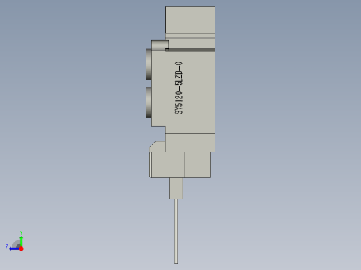 电磁阀SY5120-5LDZ-01右视缩略图