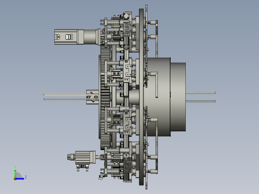 圆盘组件左视缩略图