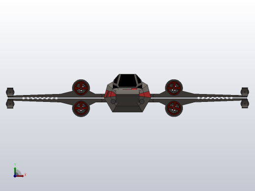 X翼星球大战的简单设计前视缩略图