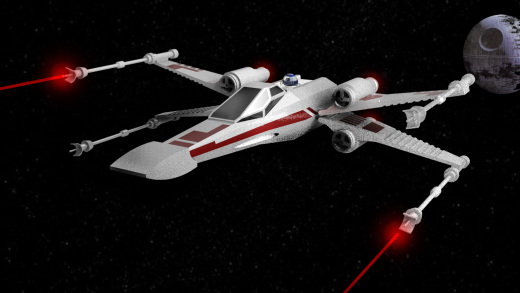 X翼星球大战的简单设计缩略图