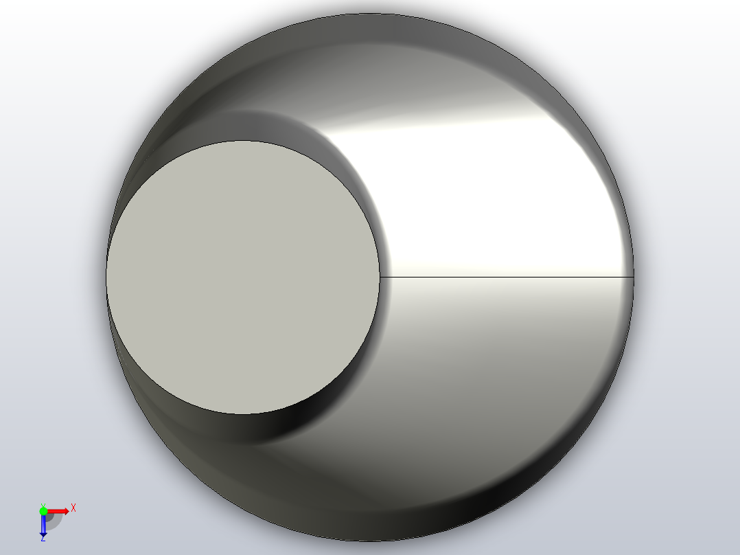 R(E) 大小头（偏心）[12X6]变径俯视图