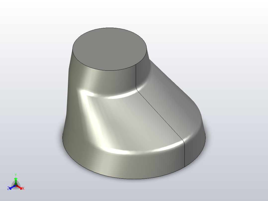 R(E) 大小头（偏心）[12X6]变径正等轴测图