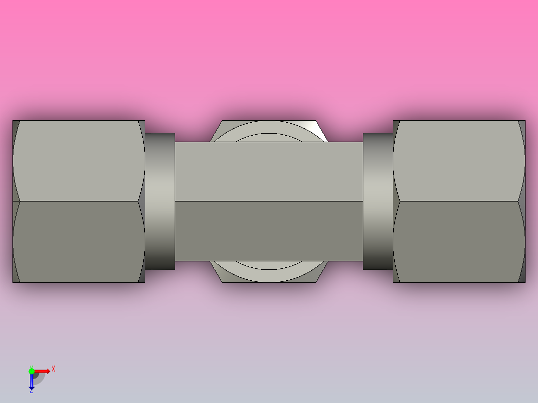 EO接头三通T10ZL71.igs俯视图