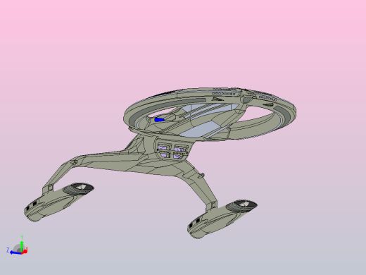 23D可打印宇宙飞船