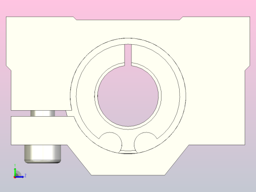 间隙调整型SCLM箱式直线轴承[SCLMAJ-10-E]左视缩略图