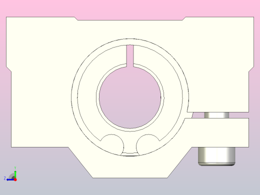 间隙调整型SCLM箱式直线轴承[SCLMAJ-10-E]右视缩略图
