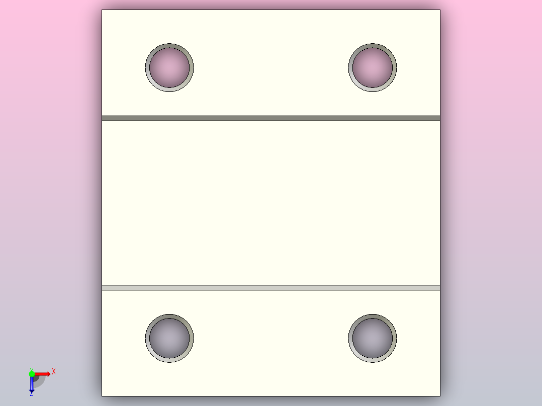 间隙调整型SCLM箱式直线轴承[SCLMAJ-10-E]俯视图