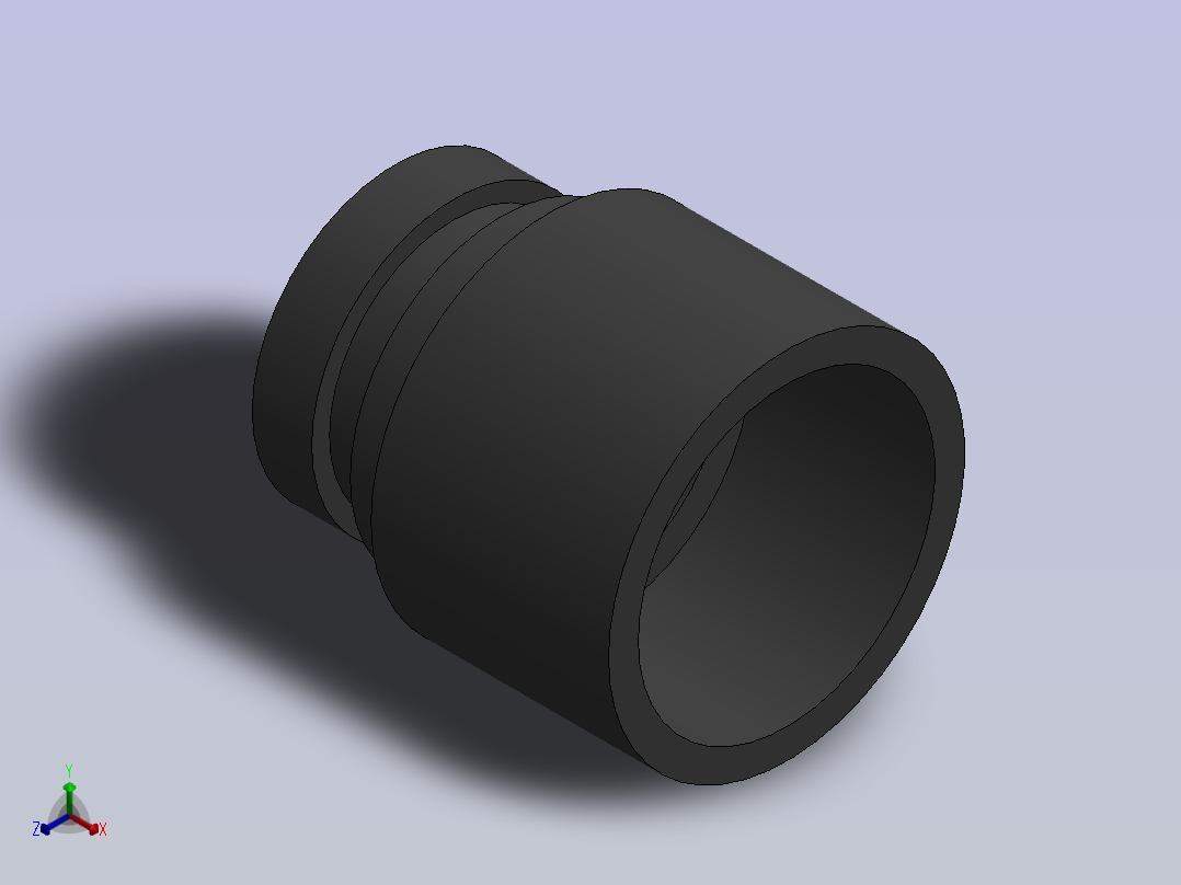 COUPLING_DN40-50_PN10_U-PVC_0正等轴测图